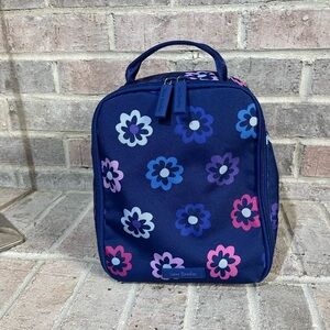 Vera Bradley Navy Floral Lunch Tote